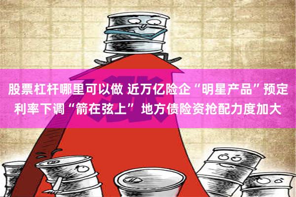 股票杠杆哪里可以做 近万亿险企“明星产品”预定利率下调“箭在弦上” 地方债险资抢配力度加大