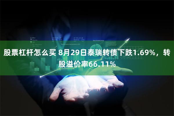 股票杠杆怎么买 8月29日泰瑞转债下跌1.69%，转股溢价率66.11%