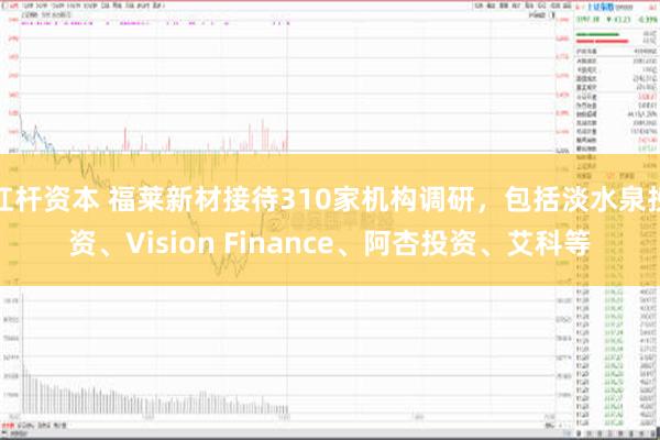 杠杆资本 福莱新材接待310家机构调研，包括淡水泉投资、Vision Finance、阿杏投资、艾科等